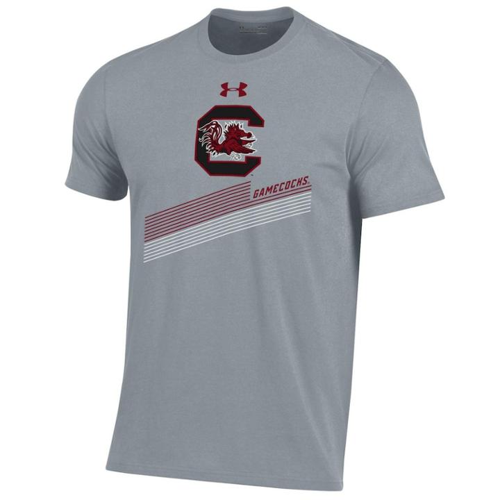 Boys 8-20 Under Armour South Carolina Gamecocks Youth Live Tee, Size: L 14-16, Grey