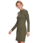 Women's Apt. 9&reg; Ribbed Sheath Dress, Size: Small, Med Green