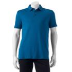 Big & Tall Apt. 9&reg; Solid Modern-fit Polo, Men's, Size: L Tall, Dark Blue