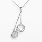 Logoart Cleveland Indians Beloved Sterling Silver Linear Pendant, Women's, Size: 18, Grey