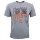 Boys 8-20 Illinois Fighting Illini Rally Anthem Tee, Size: M 10-12, Grey