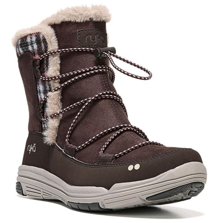 Ryka Aubonne Women's Water-resistant Winter Boots, Size: Medium (8.5), Dark Brown
