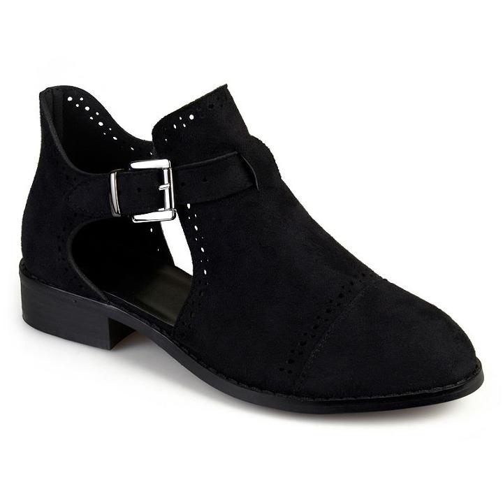 Journee Collection Tinsly Women's Exposed Ankle Boots, Girl's, Size: 5.5, Black