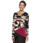 Women's Dana Buchman Travel Anywhere Asymmetrical Tunic, Size: Xl, Pink