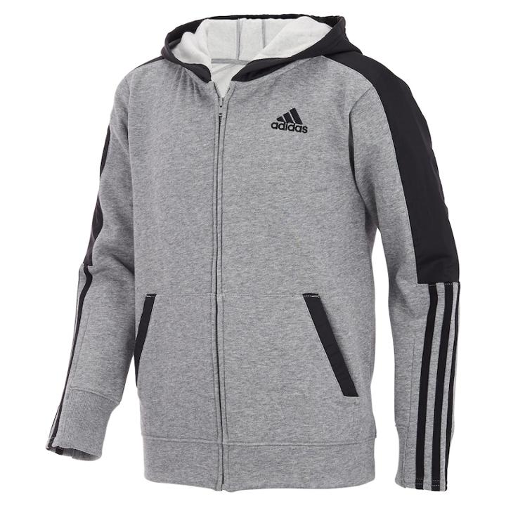 Boys 8-20 Adidas Hybrid Jacket, Size: Xl, Dark Grey