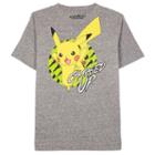 Boys 8-20 Pokemon Charged Up Tee, Boy's, Size: Large, Grey