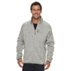 Men's Zeroxposur Beamer Sweater Fleece Jacket, Size: Medium, Med Grey