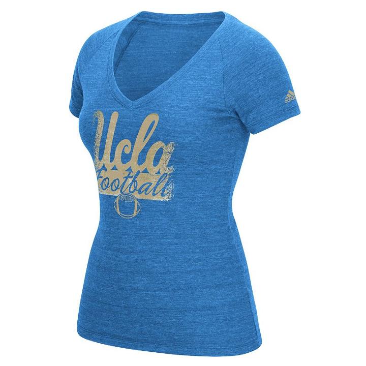 Women's Adidas Ucla Bruins Football Tee, Size: Xl, Blue