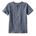 Boys 4-10 Jumping Beans&reg; Slubbed Henley, Boy's, Size: 6, Blue