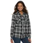 Women's Croft & Barrow&reg; Classic Soft Shirt, Size: Xxl, Oxford