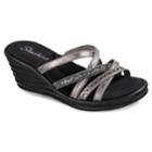 Skechers Rumblers Wave Women's Wedge Sandals, Size: 9, Light Grey