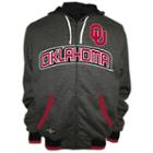 Men's Franchise Club Oklahoma Sooners Power Play Reversible Hooded Jacket, Size: Xl, Grey