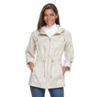 Women's D.e.t.a.i.l.s Hooded Roll-tab Packable Anorak Jacket, Size: Large, Green Oth
