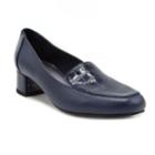 London Fog Fulton Women's High Heel Loafers, Size: Medium (7), Blue
