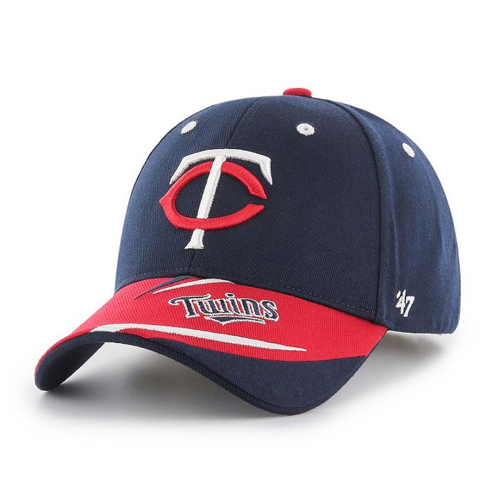 Youth '47 Brand Minnesota Twins Baloo Mvp Adjustable Cap, Men's, Blue (navy)