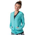 Women's Soybu Wendy Full-zip Yoga Hoodie, Size: Large, Lt Green