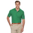 Big & Tall Croft & Barrow&reg; Classic-fit Easy-care Pique Performance Pocket Polo, Men's, Size: 4xb, Med Green