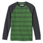 Boys 8-20 Urban Pipeline Striped Raglan Tee, Boy's, Size: Large, Lt Green