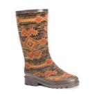 Muk Luks Annabelle Women's Water-resistant Rain Boots, Girl's, Size: 8, Brown