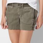 Petite Sonoma Goods For Life&trade; Comfort Waist Cargo Shorts, Women's, Size: 4 Petite, Med Green