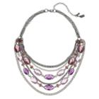 Simply Vera Vera Wang Faceted Stone Swag Necklace, Women's, Purple