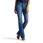 Petite Lee Havanna Curvy Fit Bootcut Jeans, Women's, Size: 12p-short, Dark Blue