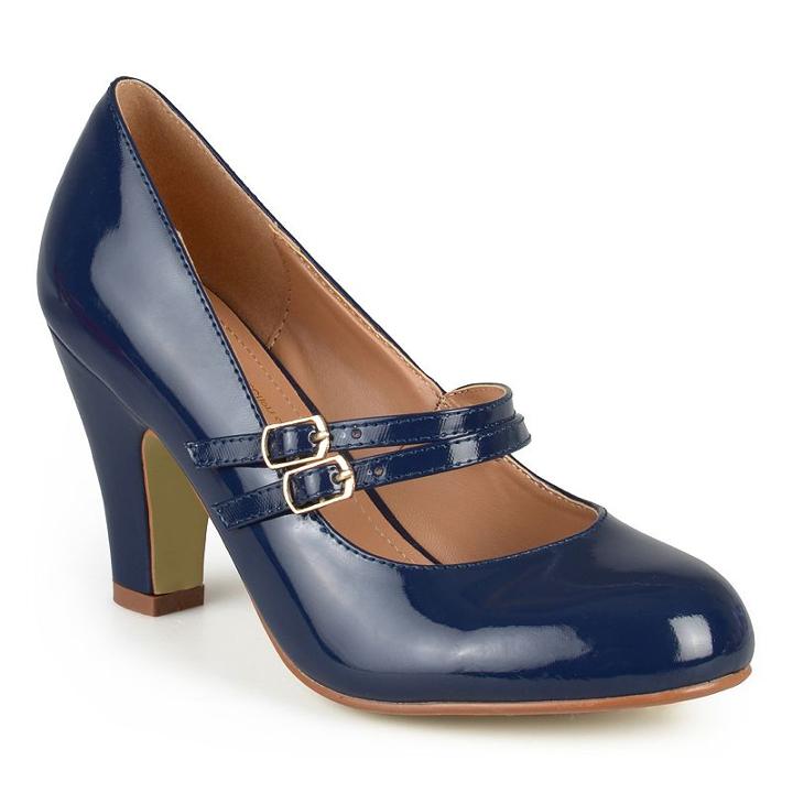 Journee Collection Wendy Mary Janes, Girl's, Size: Medium (8), Blue