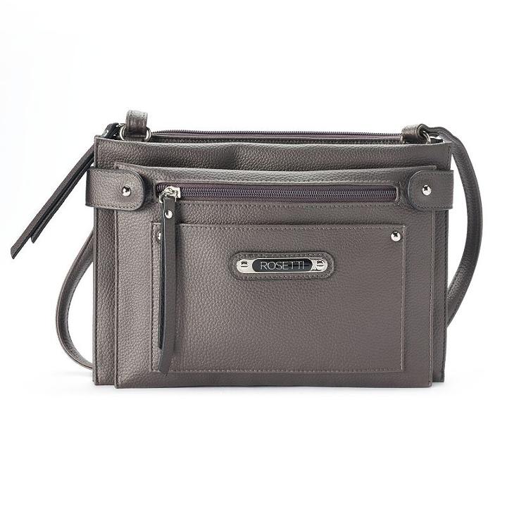 Rosetti Zuma Triple Entry Crossbody Bag, Women's, Dark Grey