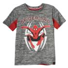 Boys 4-7x Marvel Hero Elite Series Spider-man Collection For Kohl's Space-dyed Glow-in-the-dark Mesh Top, Boy's, Size: 7x, Oxford