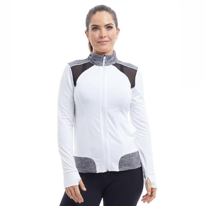 Women's Marika Cosima Thumb Hole Jacket, Size: Large, White