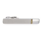 Croft & Barrow&reg; Rounded Line Tie Bar, Men's, Lt Yellow