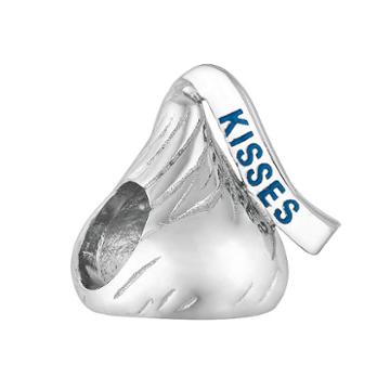 Sterling Silver Hershey's Kiss Bead, Women's, Grey