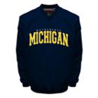 Men's Franchise Club Michigan Wolverines Squad Windshell Jacket, Size: Small, Blue (navy)