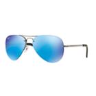 Ray-ban Rb3449 59mm Highstreet Aviator Mirror Sunglasses, Adult Unisex, Light Blue