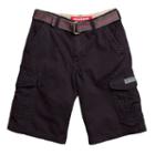 Boys 8-20 Unionbay Alfie Belted Cargo Shorts, Boy's, Size: 14, Grey (charcoal)
