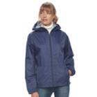 Women's Columbia Rain To Fame Hooded Rain Jacket, Size: Large, Purple