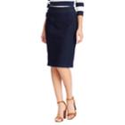 Women's Chaps Jean Pencil Skirt, Size: Small, Blue