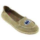 Women's Campus Cruzerz Penn State Nittany Lions Cabo Slip-on Shoes, Girl's, Size: 6, Beig/green (beig/khaki)