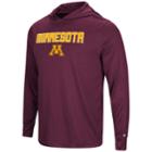 Men's Campus Heritage Minnesota Golden Gophers Hooded Tee, Size: Large, Dark Red