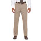 Men's Croft & Barrow&reg; Relaxed-fit Easy-care Stretch Flat-front Casual Pants, Size: 32x32, Dark Beige