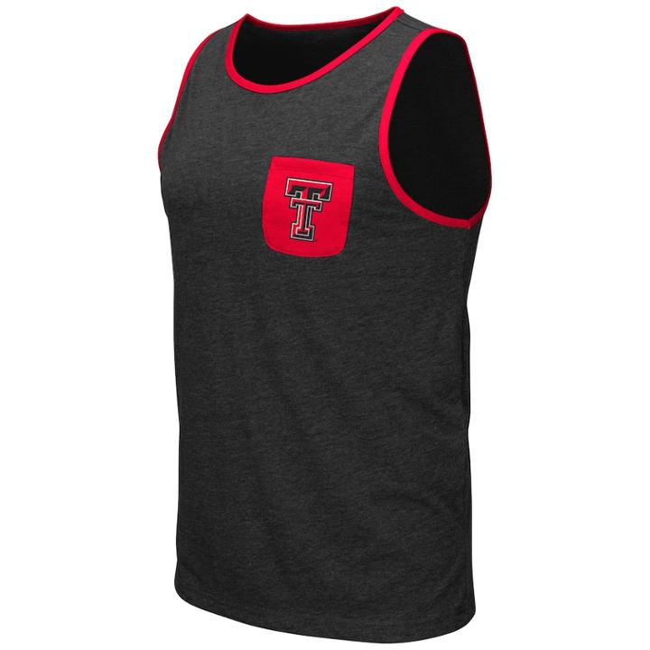 Men's Colosseum Texas Tech Red Raiders Tank Top, Size: Small, Oxford