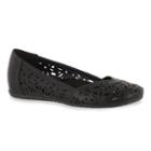 Easy Street Charlize Women's Hidden Wedge Flats, Size: Medium (6.5), Black