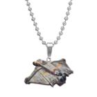 Star Wars Stainless Steel Ghost Ship Pendant Necklace, Boy's, Grey