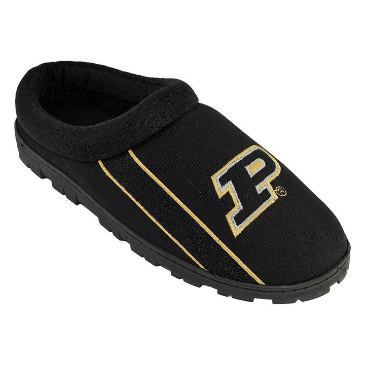 Adult Purdue Boilermakers Sport Slippers, Size: Medium, Black