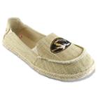 Women's Campus Cruzerz Missouri Tigers Sparkle Cabo Slip-on Shoes, Size: 6, Beig/green (beig/khaki)