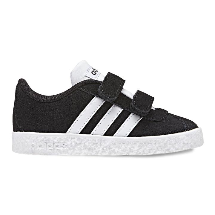 Adidas Vl Court 2.0 Toddler Sneakers, Toddler Unisex, Size: 7 T, Black