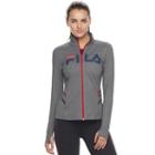 Women's Fila Sport&reg; Knit Zip-up Jacket, Size: Large, Grey Other
