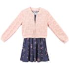 Girls 7-16 Speechless Lace Jacket & Floral Sleeveless Dress Set, Size: 8, Blue