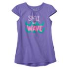 Girls 4-7 Jumping Beans&reg; High-low Glitter Graphic Tunic, Size: 6, Med Purple