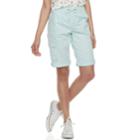 Juniors' Unionbay Greyson Convertible Skimmer Shorts, Teens, Size: Xl, Med Blue